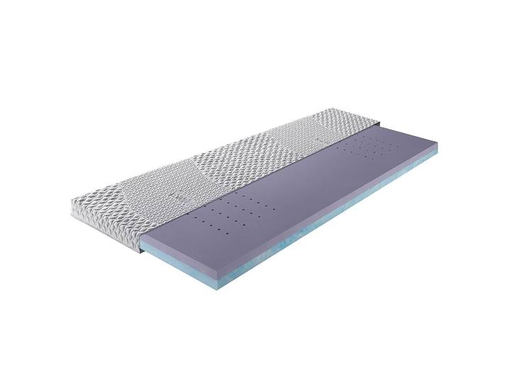 Surmatelas mousse gel Adlon Kombi 100 x 200cm Âme : Mousse gel / mousse froide Blanc