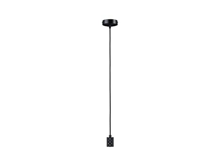 Paulmann 78432 luminaire en suspension Neordic luminaire suspendu Tilla sans ampoule max. 60 watts luminaire suspendu noir métal E27