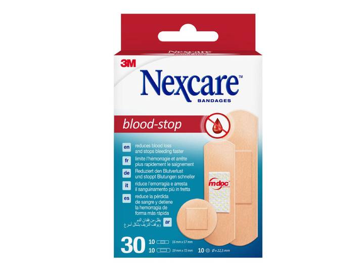 NEXCARE™ Pansements Hémostatiques Assortis N1730AS, 30/Paquet
