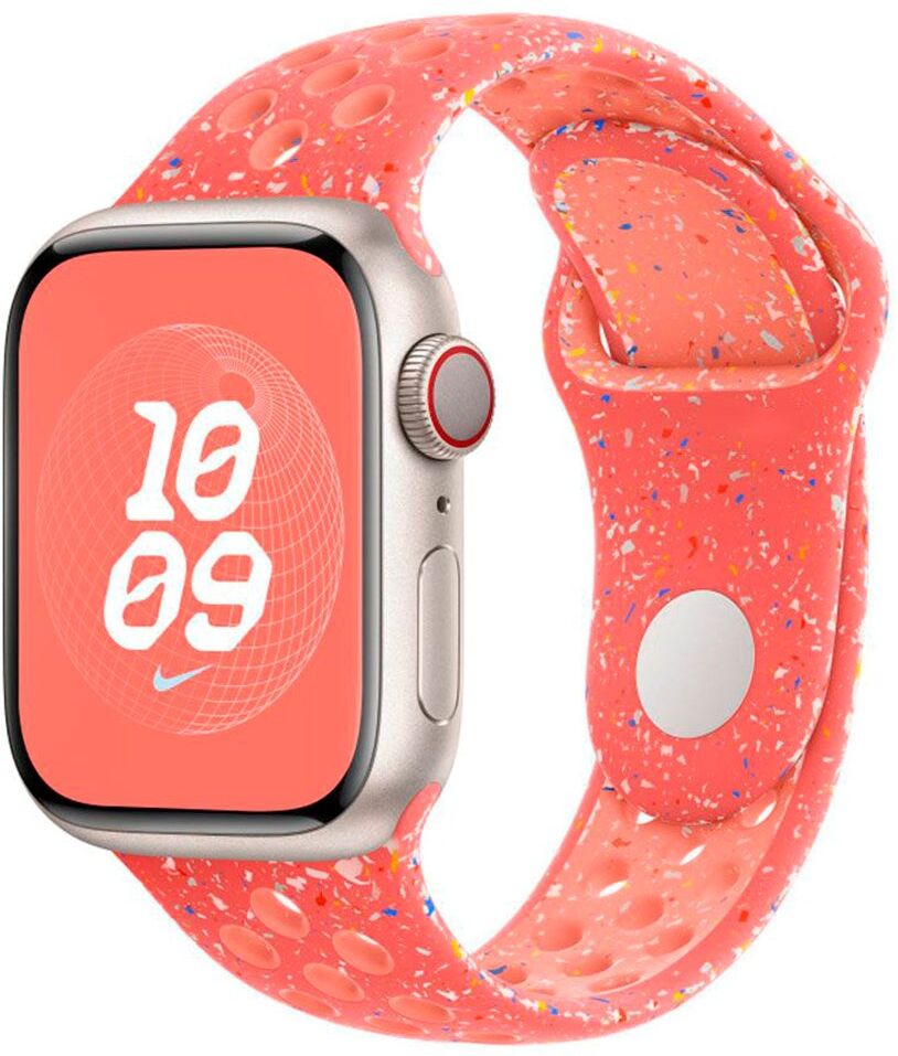 Apple Watch (38/40/SE/41/42mm) Silikonerem Lippa FLOUR - Rød