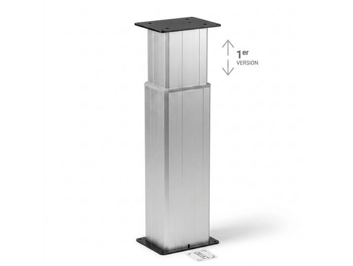 LMG Germany Tischgestell Tischsäule höhenverstellbar, 20x16cm, Höhe: min 64 cm max. 112 cm (1-St), elektrisch höhenverstellbar, Schwerlastfähig, 2-stufig, flüsterleise