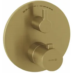 Kludi NOVA FONTE UP-THM Feinbau-Set, Brushed Gold, für Unterputzkörper Kludi SLIM.BOXX Art. Nr. 88022