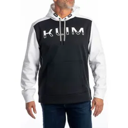 Klim Petrol, Kapuzenpullover - Schwarz/Weiß - M