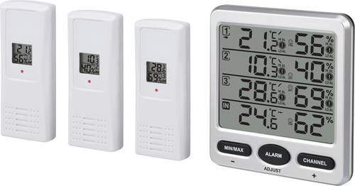 Renkforce Funk-Thermo-/Hygrometer Silber TF0073