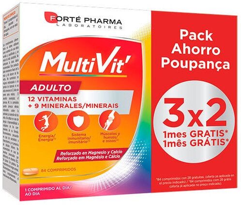 FORTE PHARMA Energy Multivit Adulto 84 Comprimidos
