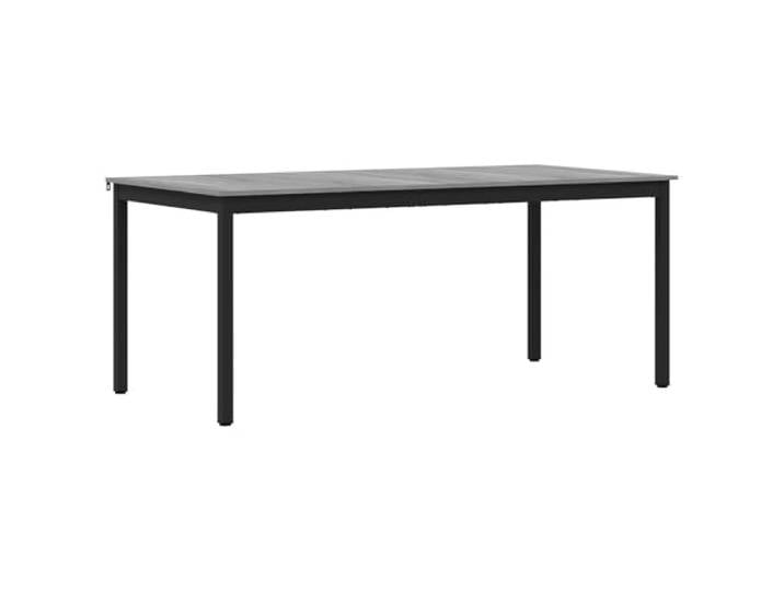 GHVBNMF 2er Set Esstisch 180x90x75 cm Holzwerkstoff Metallrahmen Modern Großzügige Tische für Esszimmer und Küche mit robuster Oberfläche und stabilen viereckigen Beinen aus Metall.