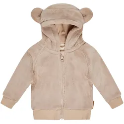 Sterntaler Safari Plüschjacke Kapuze mit Ohren, beige, 56