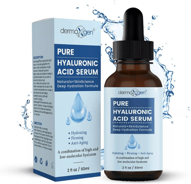 USA Free Shipping Shop Dermaxgen Anti Aging & Anti Wrinkle Serum, PURE Organic Hyaluronic Acid Facial Moisturizer For Dry, Sensitive Skin Dermaxgen Anti Aging & Anti Wrinkle Serum, PURE Organic Hyaluronic Acid Facial Moisturizer For Dry, Sensitive Skin