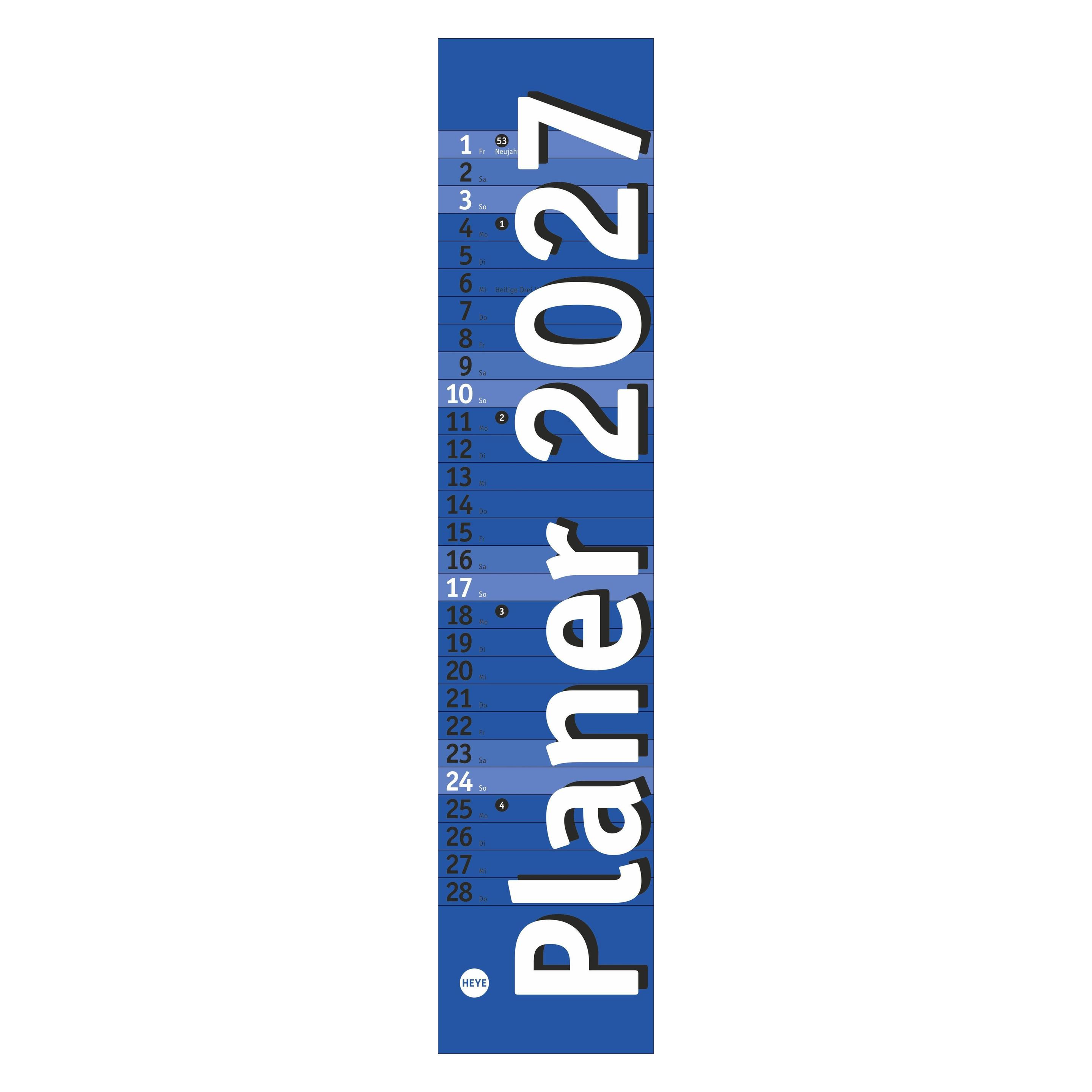 Athesia Langplaner mini, blau 2027 (66784720)