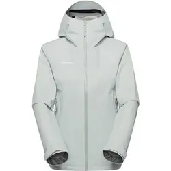 MAMMUT Damen Funktionsjacke Crag HS Hooded Jacket Women, Größe L in Silber Silber