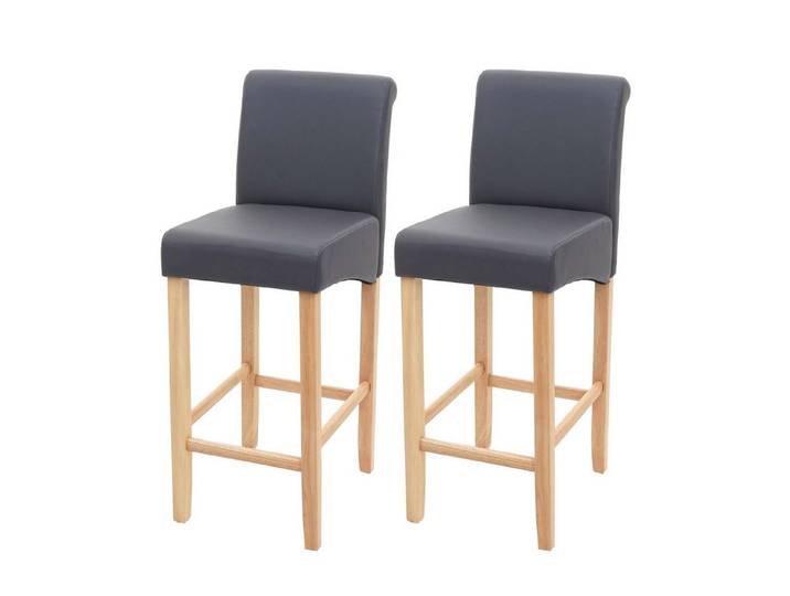MCW Barhocker MCW-C33-2 (Set, 2er), Stylisher Barhocker im Retro-Look