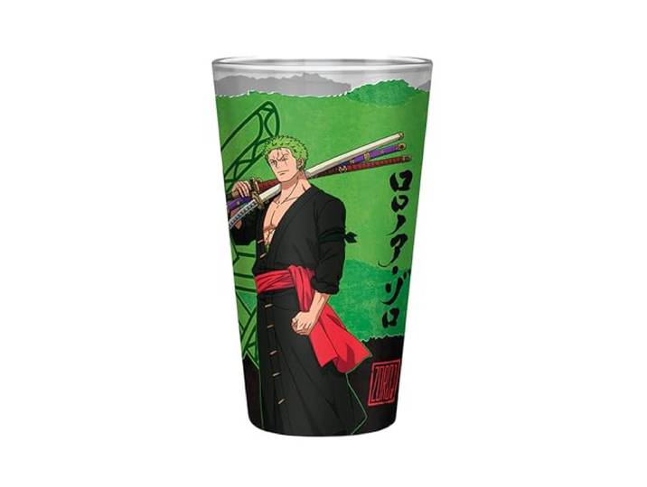 ONE PIECE - Large Glass - 400ml - Zoro - box