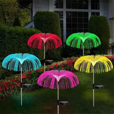 Inspired Living SolarGlow 7 Color Jellyfish Garden Light a