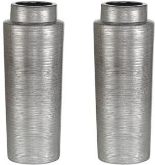 Acroma Multi Colored Ceramic Decorative Vase (Set of 2)