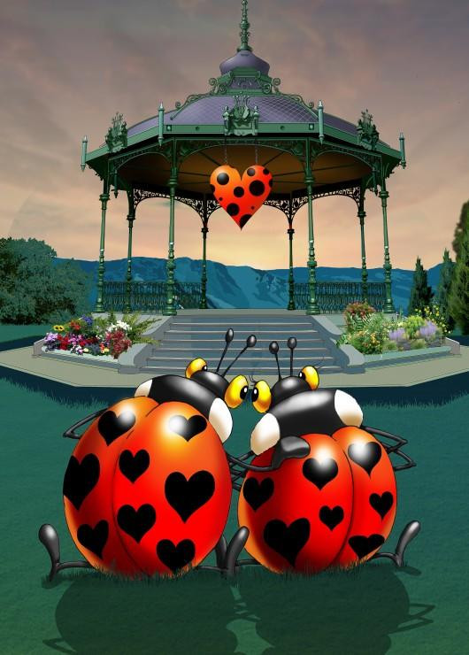 Grafika Puzzle In Love - 500-delig kleurrijke puzzel
