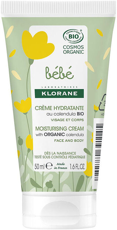 Klorane Bébé Bio crème hydratante 50 ml