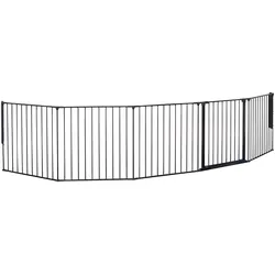 Baby Dan Schutzgitter Flex XXL 90-360 cm, schwarz