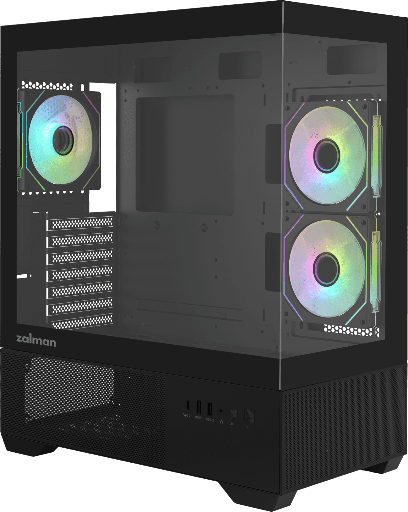 Zalman CHRONIX PC-Geh&auml;use, Midi-Tower - Schwarz