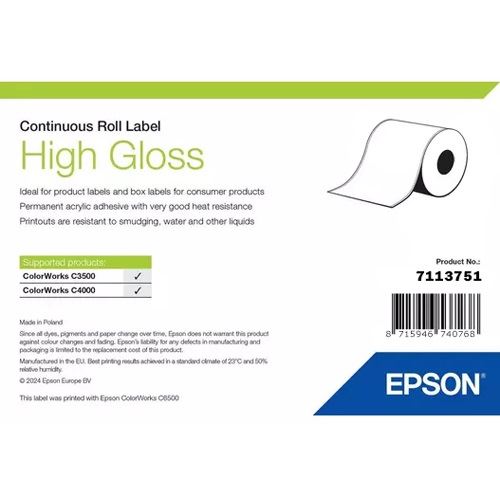 Epson HIGH GLOSS LABEL CONTINUOUS 7113751