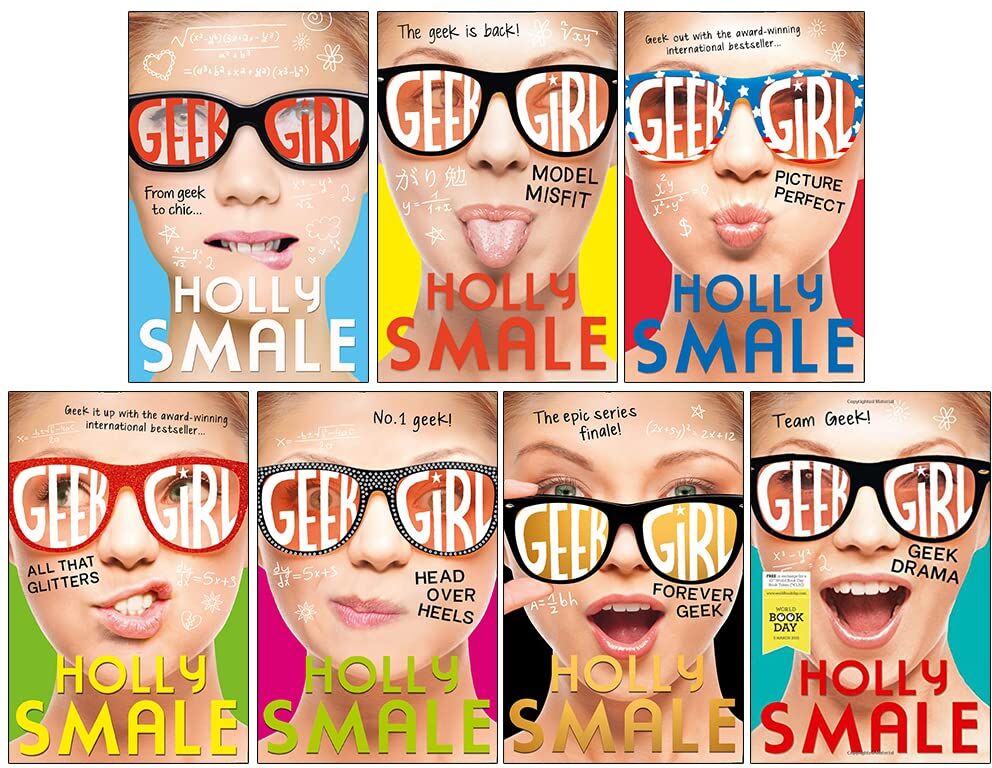 HarperCollins Children's Books Geek Girl Series by Holly Smale - Complete 7 Book Collection - Paperback - Young Adult Fiction Ages 9-14