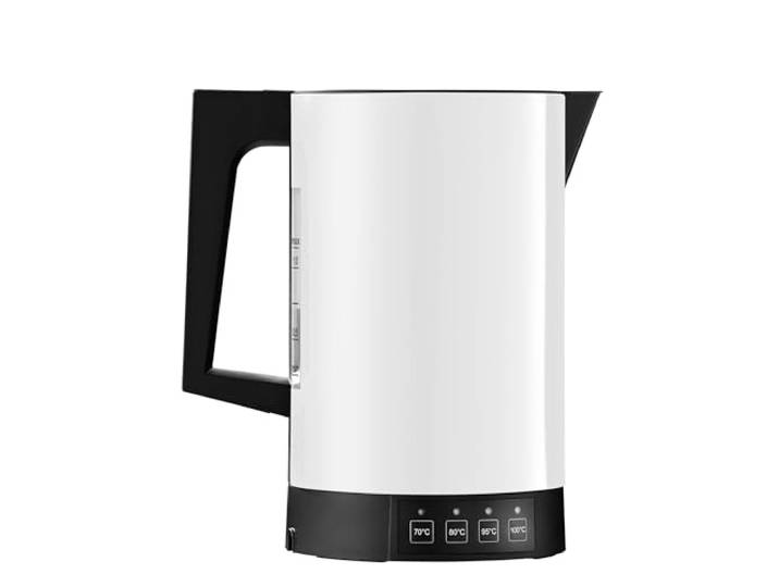 ritter fontana 5 Wasserkocher mit Temperaturwahl, Made in Germany, Weiß