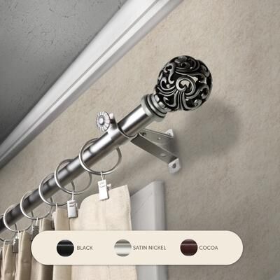 InStyleDesign Stella Adjustable Curtain Rod