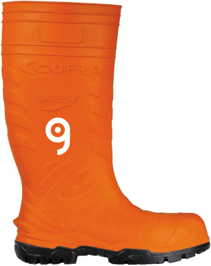 Safest Orange Stivali da lavoro S5 CI SRC - Antifreddo Personalizzate o neutre Cofra