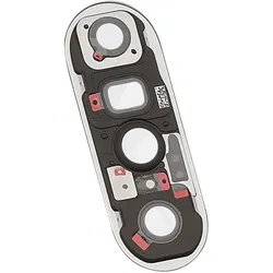 Clappio Kamera Glas Pixel 10 mit Rahmen (Modul), Mobilgerät Ersatzteile, Schwarz