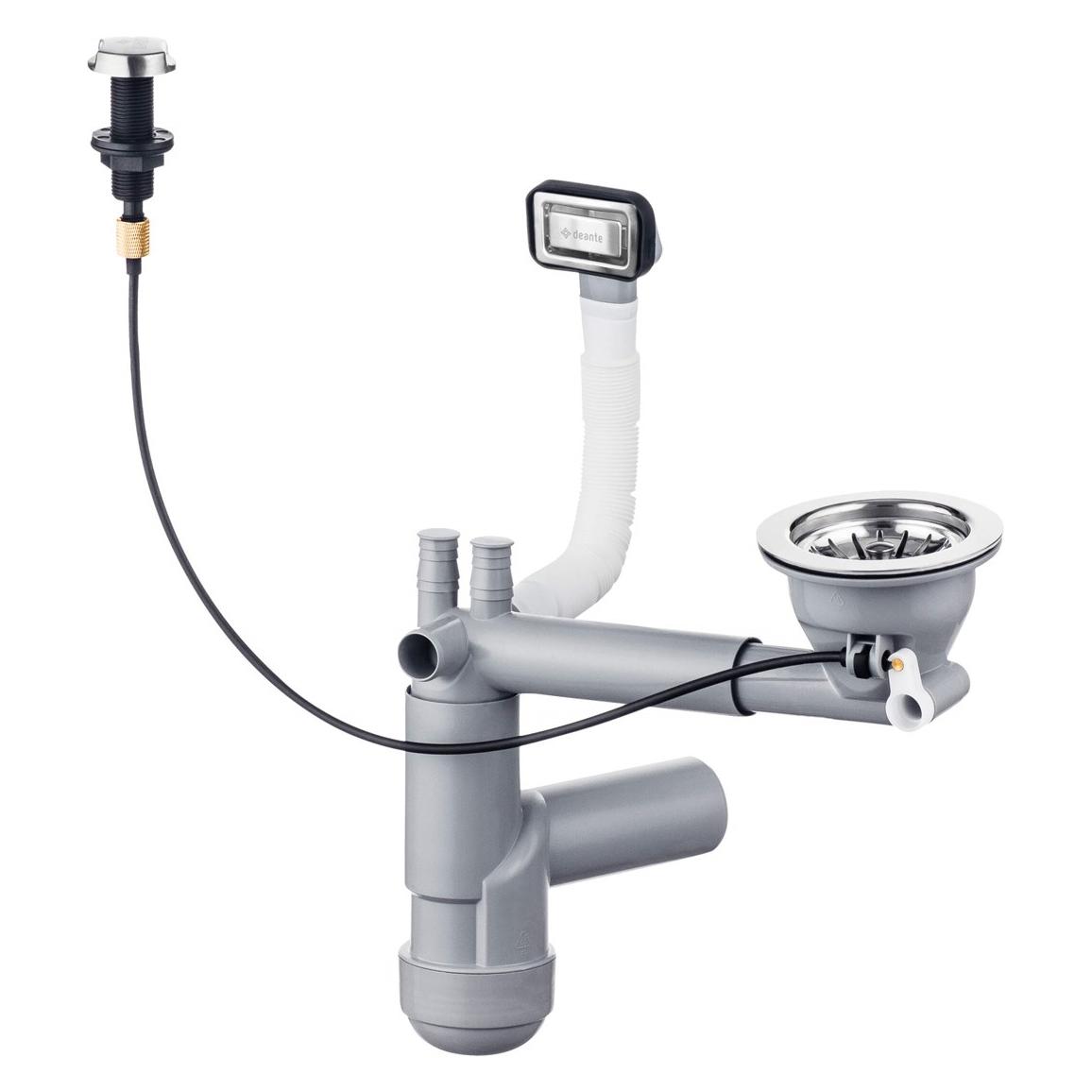Siphon für 1-Becken-Granitspüle - Space-Saver (ZXY 9911)