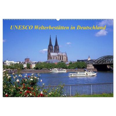 UNESCO Welterbestätten in Deutschland (Wandkalender 2027 DIN A2 quer), CALVENDO Monatskalender