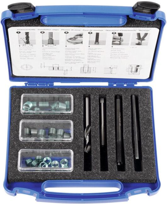 Helicoil Plus Kit de réparation de filetages DIN 8140, Filetage M (xPas): M10X1 (41851103000/10)