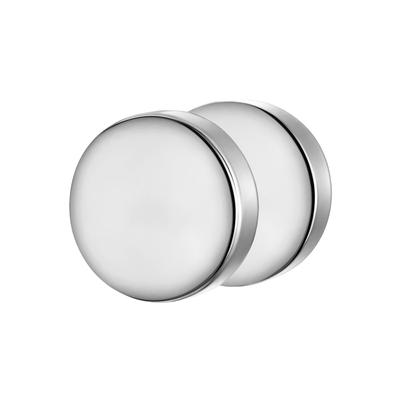Paar Ohrstecker TRUE REBELS "TR331", silber, Ohrringe, Herren, 7,9, Edelstahl