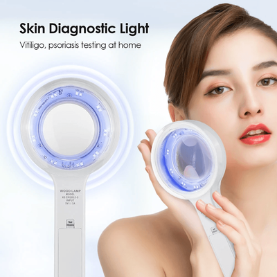 Inspire Essentials Woods Lamp Skin Analyzer UV Magnifying Light For Facial Skin Care Testing Woods Lamp Skin Analyzer UV Magnifying Light For Facial Skin Care Testing