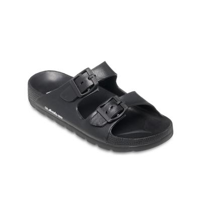 Sandale QUIKSILVER "Embark", Herren, Gr. 10 (43), schwarz (schwarz 1), Obermaterial: Synthetikmaterial / Außensohle: EVA., Schuhe Sandale