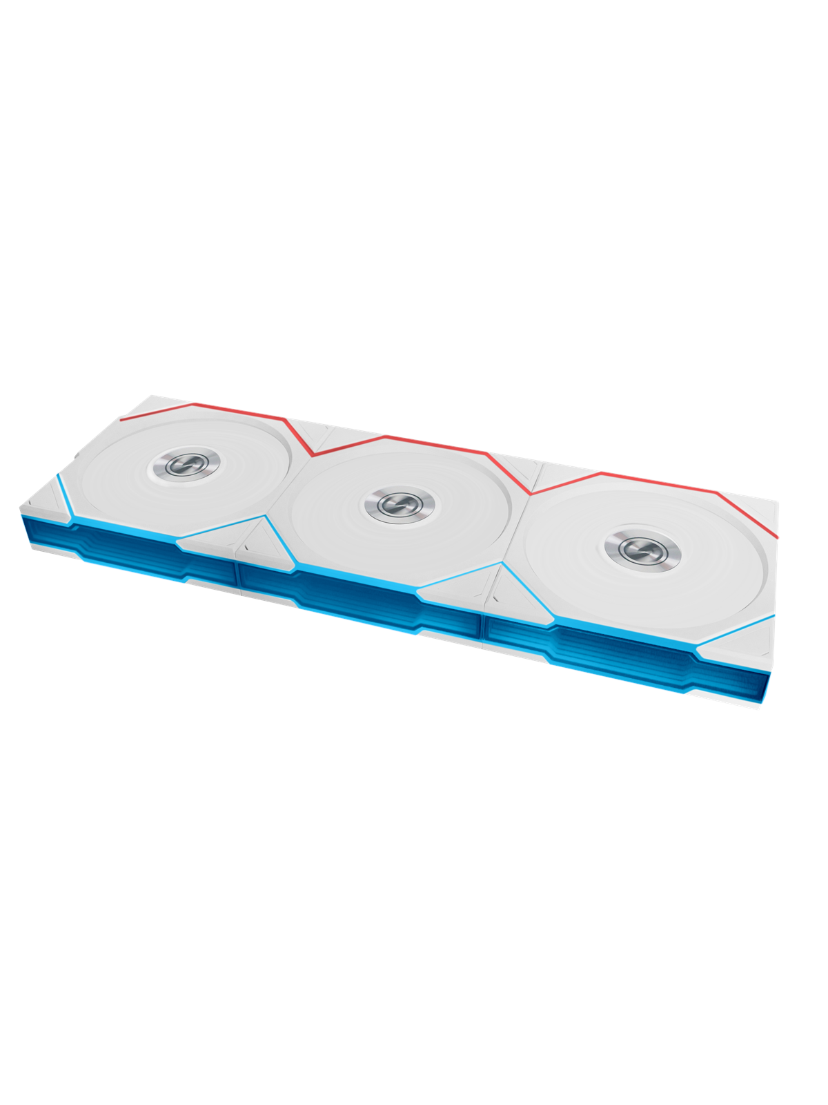 Lian Li UNI FAN TL Wireless Reverse (3-pack) - Gehäuselüfter - 120mm - Weiß mit RGB LED - 34 dBA
