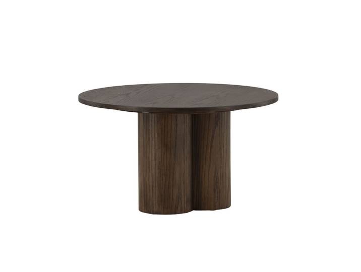 Olivia table basse ⌀80cm marron.