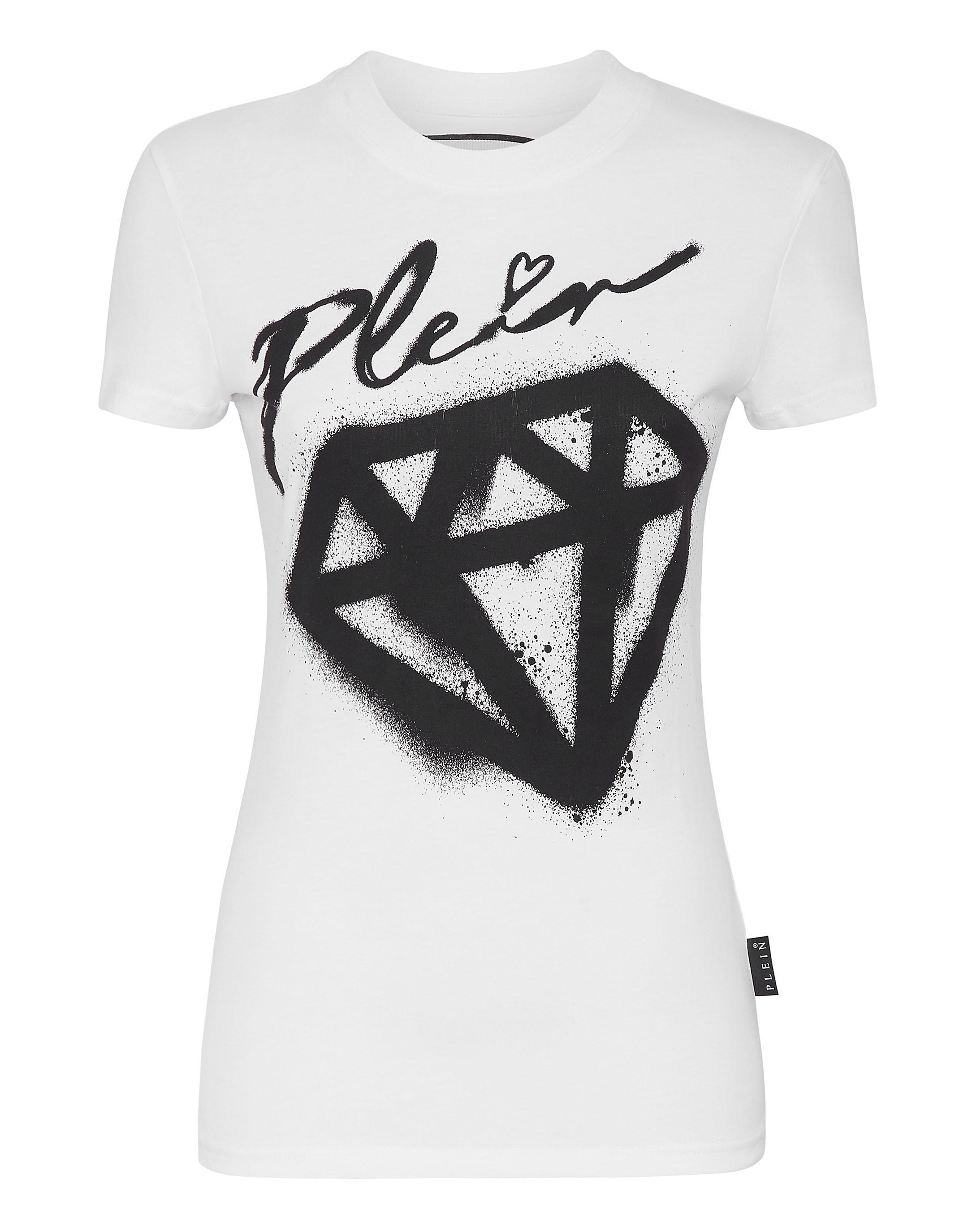 Philipp Plein T-Shirt mit Rundhalsausschnitt - Weiß
