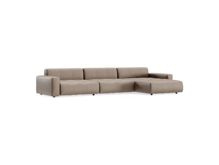 Ecksofa Pensacola 2.0, Edition, kat. d, life line hasel, Leder