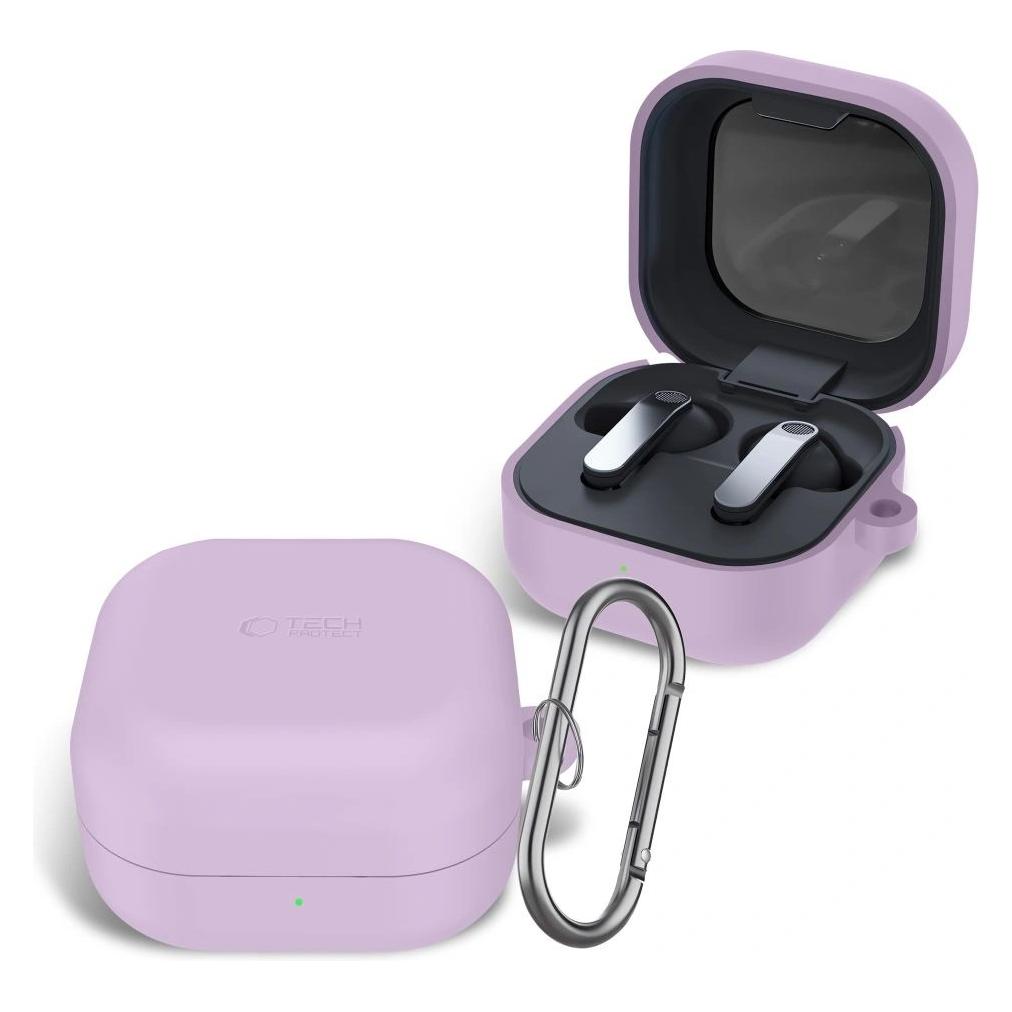 Tech-Protect SILIKONHaken SAMSUNG GALAXY BUDS 4 / 4 PRO LAVENDEL (Kopfhörer Hülle) (5906302392872)