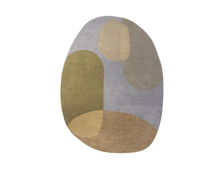 Ovaler Designer Teppich „Decor Miller“ - handgetuftet, aus 100% reiner Schurwolle Spring 200 x 280 cm BRINK & CAMPMAN