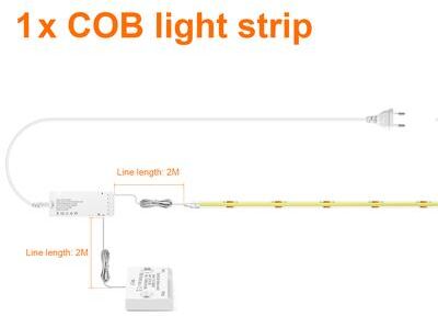 Universal Stock Smart Under Cabinet Lighting With COB LED Strip & Automatic Door Sensor For Closets And Cabinets white