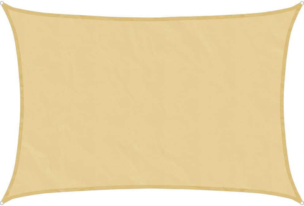 Vidaxl Sunshade Sail Oxford Fabric Rectangular Patio Shade Sunscreen Canopy Yellow 400cm W X 300cm D
