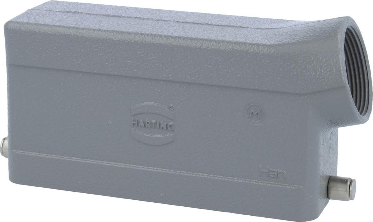 Harting Han 24B laag model tüllenhuis met 1x M32 zijuitgang voor kabels