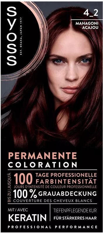 Syoss - Baseline Permanente Coloration, Mixing Color, 115 ml, - Mahagoni