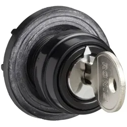 Schneider Electric KAA1S Betät.element f. Nockenschalt., Kunst.-Frontr., schw. Ø 29mm, Schl., Ø 22mm