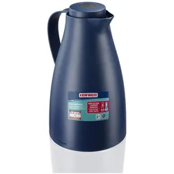 Leifheit Isolierkanne Harmonic 1 l dunkelblau, Thermoskanne, Blau