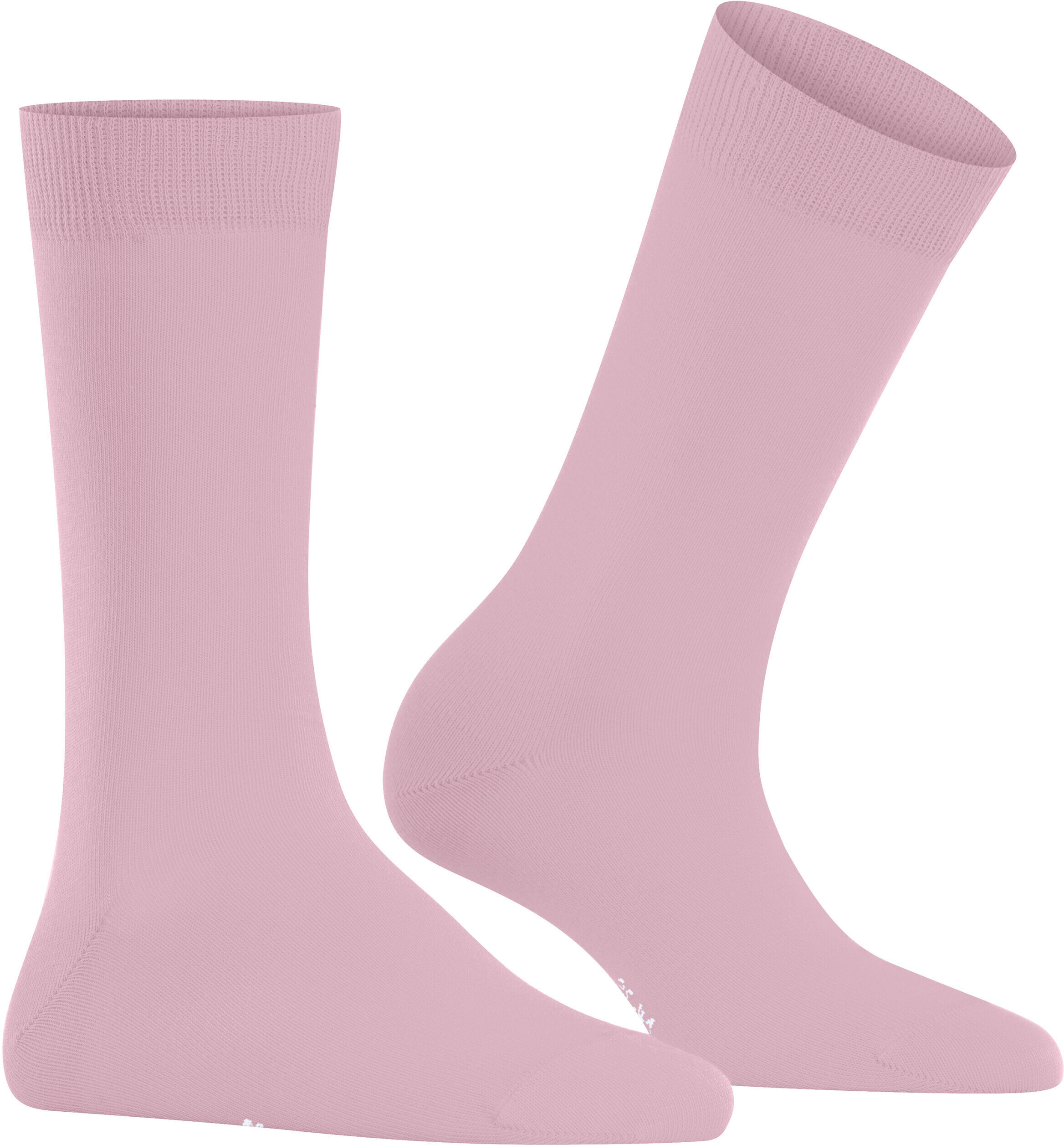 Socken BURLINGTON "Lady", Damen, Gr. 36-41, Sockengröße, rosa (rose (8653)), Obermaterial: 82% Baumwolle CO. 17% Polyamid PA. 1% Elasthan EL., glatt, Socken Socken