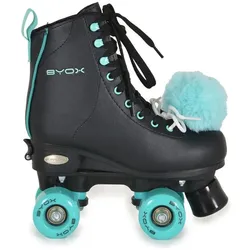 Byox, Rollschuhe, Rollschuhe Escape schwarz (40), Schwarz, Türkis