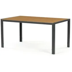 Autronic Gartentisch 89.5x150 cm Braun Metall AZT-S1215 OAK