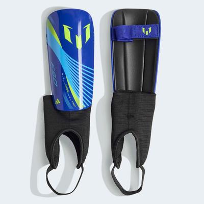 Fußball Schienbeinschoner ADIDAS PERFORMANCE "MESSI SG MATCH JUNIOR", Kinder, Gr. L, gelb (royal blau, semi blau burst, solar gelb), Protektoren